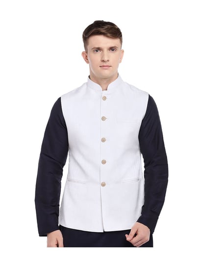 Buy PRINT CULTR Men's Solid Cotton Sleeveless Nehru/Modi jacket/Sadri/Waistcoat/Bundi  Jacket/Jacket - For Festive/Wedding/Party | Black | M | (PCN45-Black-M) at  Amazon.in