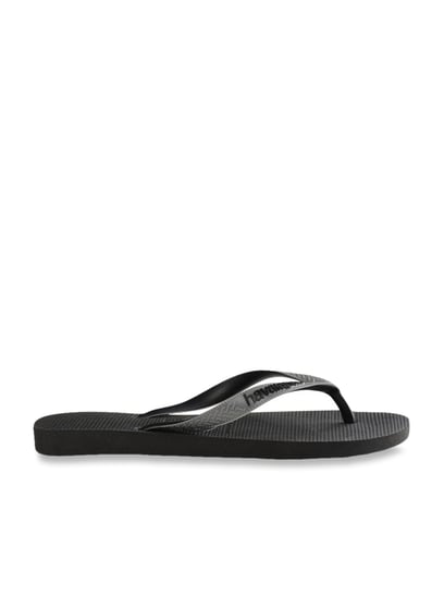 Buy Havaianas Top Mix Steel Grey Black Flip Flops for Men at