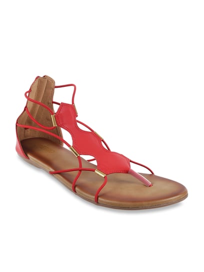 Women's red gladiator sales sandals