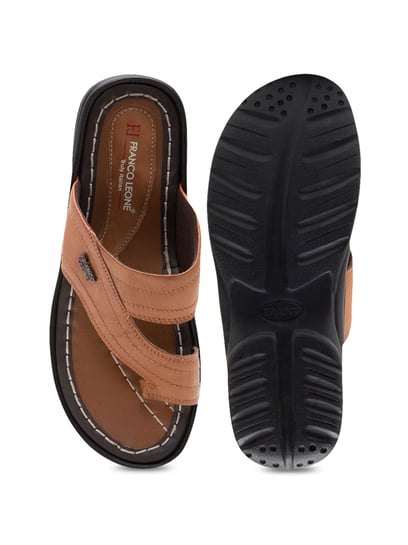 Buy Franco Leone Men Tan Brown Sandals - Sandals for Men 9866381 | Myntra