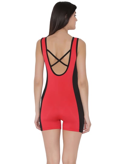 Clovia Women's Regular Fit Bodysuit