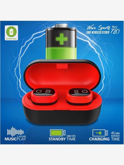 Buy Ant Audio Wave Sports Bluetooth Earpods with Case TWS 720