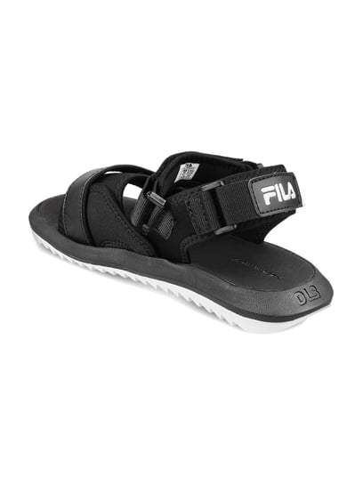 Amazon.com | Fila Mens Sleek Slide Big Box Sandals (Black Red/White, 9) |  Sandals