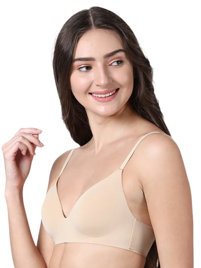 Buy Enamor F084 Seamless Ultra T-Shirt Bra-Padded -Skin for Women