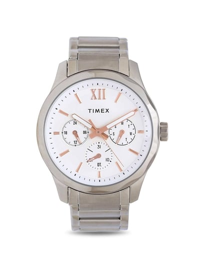 TIMEX TW000Z102 Fashion Analog Silver Dial Mens Watch in Hyderabad at best  price by Al-Wahed Watch Service Centre - Justdial
