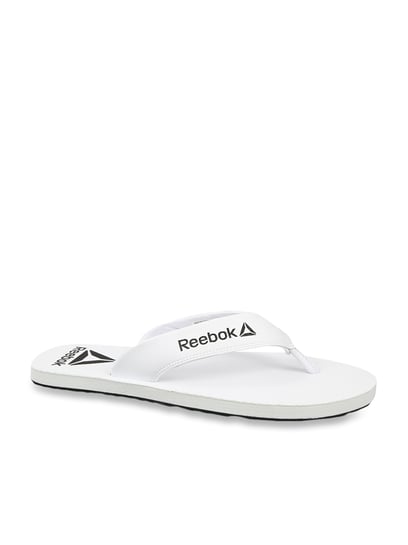 Reebok white clearance flip flops