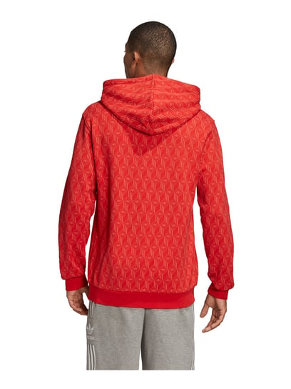 Mens red adidas on sale sweatshirt