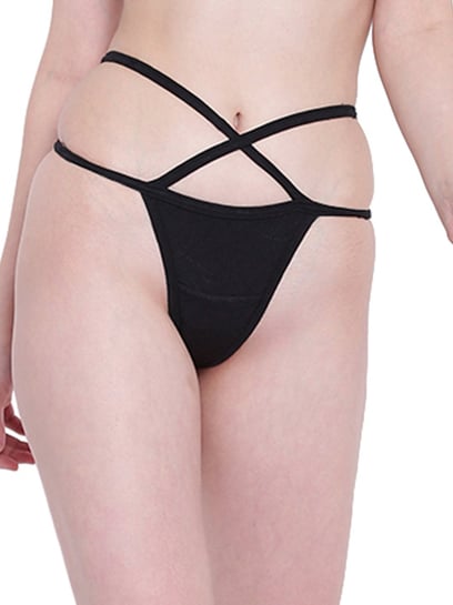 Buy La Intimo Black Bikini Panty for Women Online @ Tata CLiQ