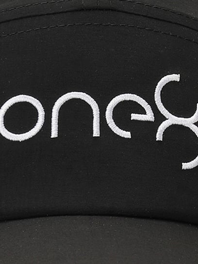One8 5 Black Embroidered Baseball Cap 