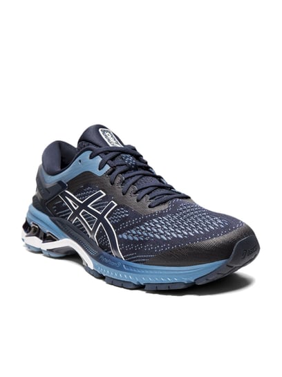 Asics gel kayano 26 shop men's shoes midnight/grey floss