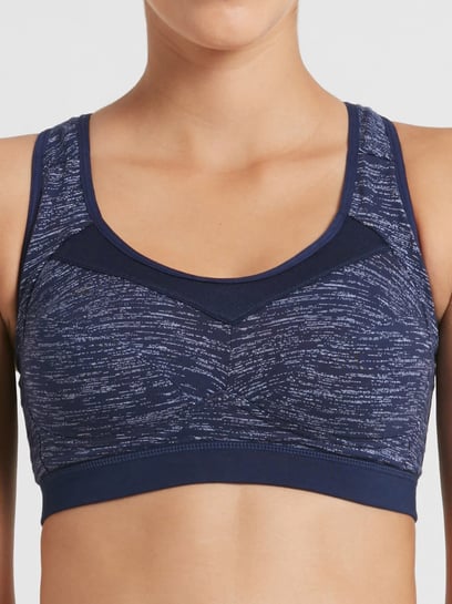 Buy Jockey Imperial Blue Non Wired Non Padded Sports Bra - 1376 for Women  Online @ Tata CLiQ
