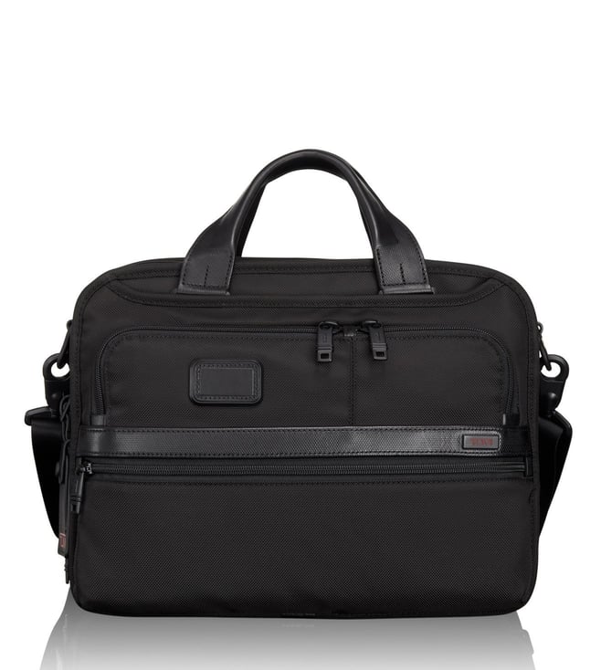 Buy Tumi Black Alpha Small Screen Expandable Laptop Brief for Men Online Tata CLiQ Luxury