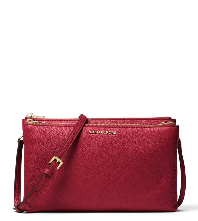 Buy MICHAEL Michael Kors Maroon Cross Body Bag for Women Online Tata CLiQ Luxury