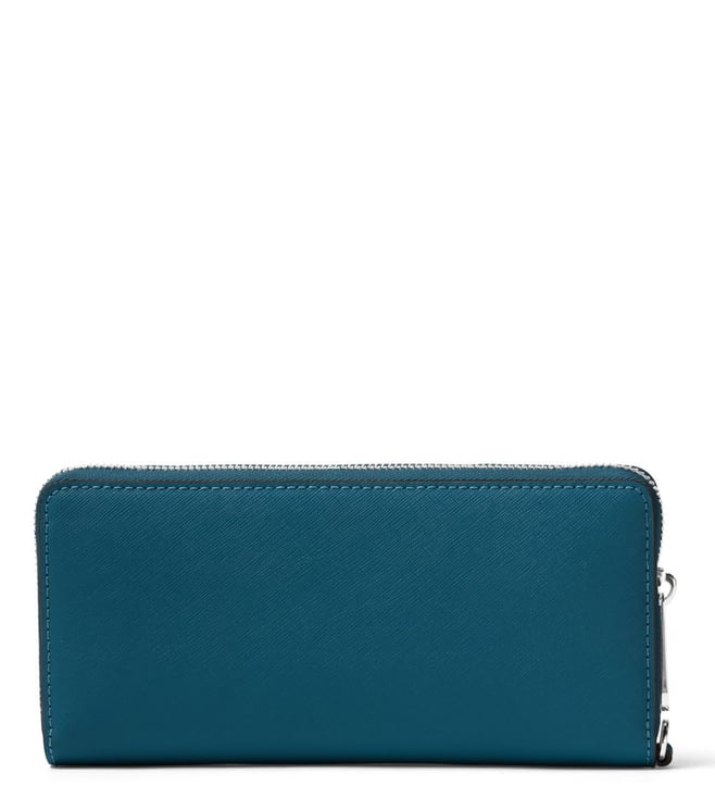 luxe teal michael kors wallet