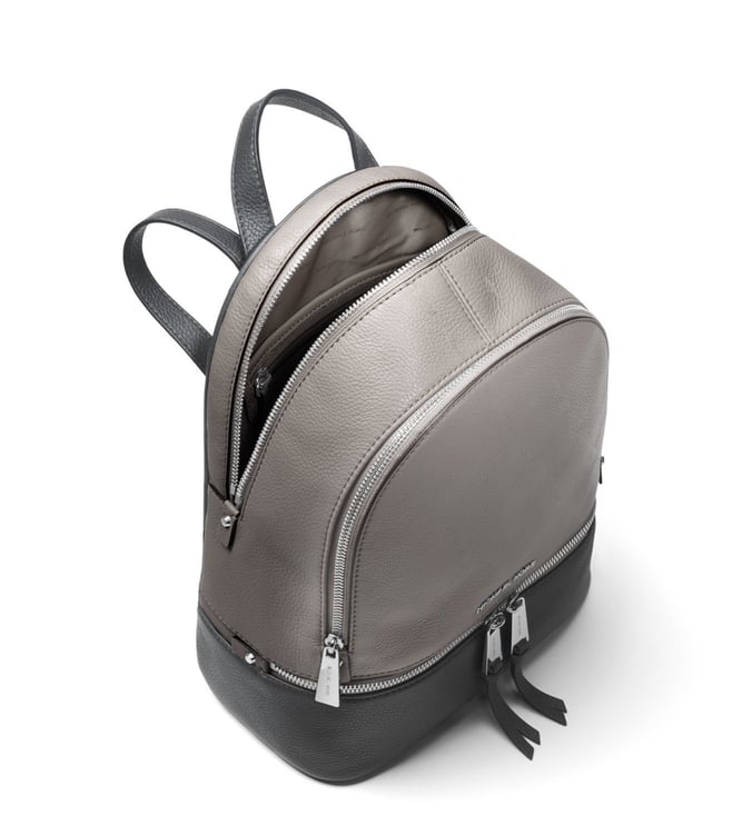 michael kors pearl grey backpack