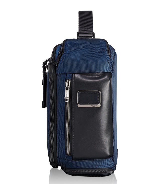 Buy Tumi Navy Alpha Bravo Kelley Sling Backpack for Men Online Tata CLiQ Luxury