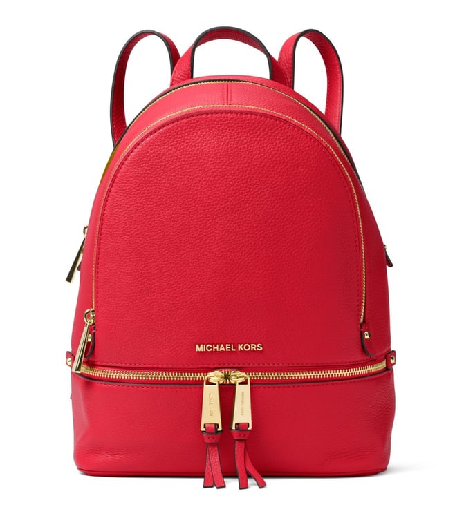 Buy MICHAEL Michael Kors Bright Red Rhea Zip Backpack for Women Online Tata CLiQ Luxury