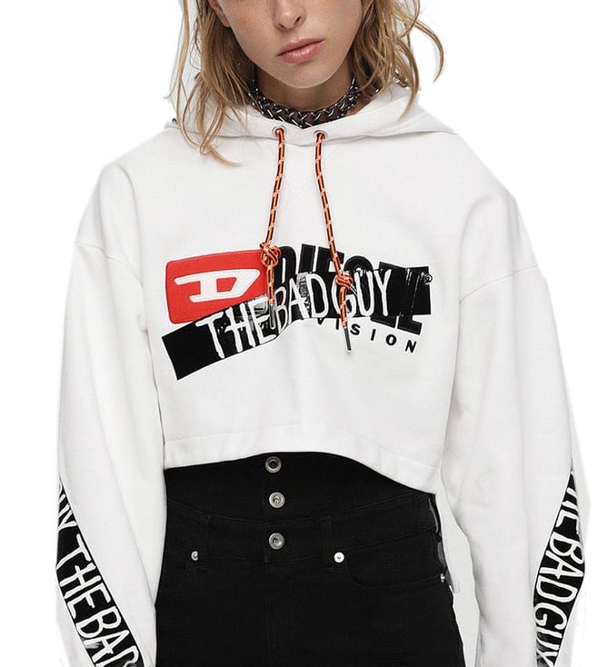 diesel cropped hoodie