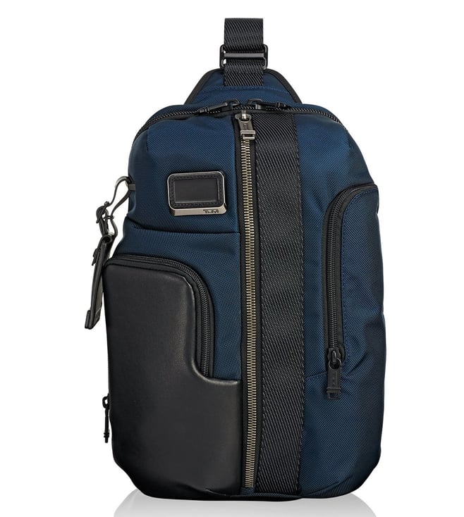 Buy Tumi Navy Alpha Bravo Smith Sling Backpack for Men Online Tata CLiQ Luxury