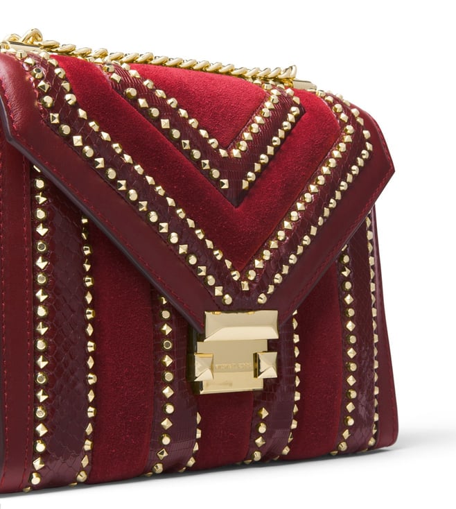 michael kors whitney bag oxblood