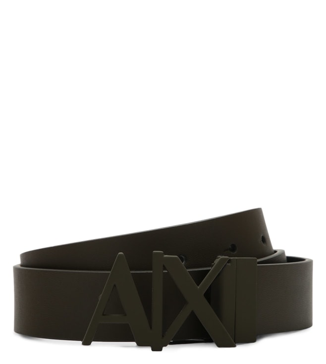 Armani Exchange Wren \u0026 Black Hinge Belt 