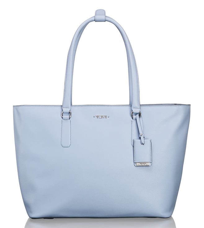 Buy Tumi Light Blue Voyageur Carolina Leather Tote for Women Online Tata CLiQ Luxury