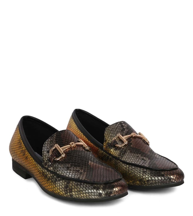 steve madden gold loafers