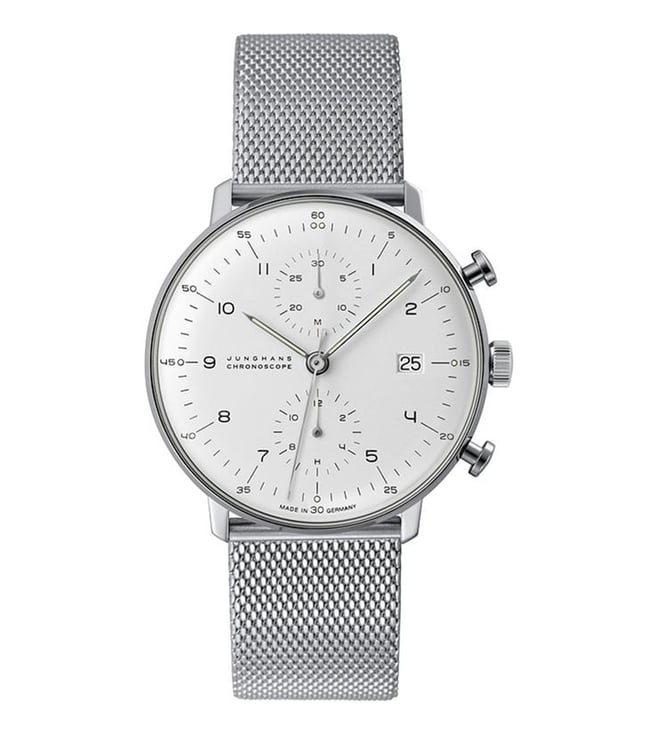 Buy Junghans Max Bill 27400344 Silver Dial Watch for Men Online