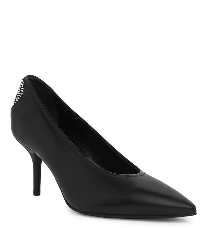 Moschino black pumps discount studs on heel