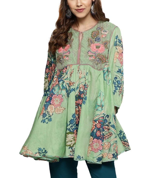 floral kurtis