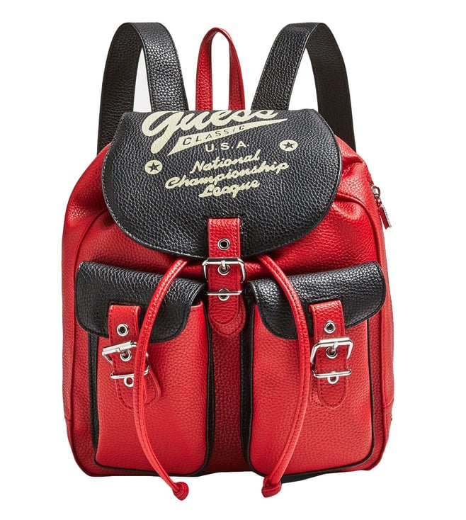 red guess backpack