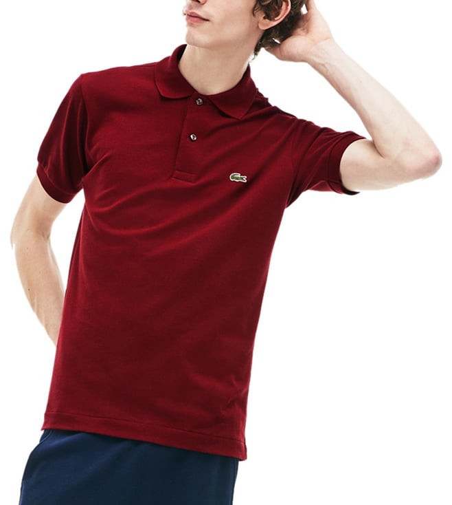 fumle controller minus Buy Lacoste Pinot Classic Fit Cotton Polo T-Shirt for Men Online @ Tata  CLiQ Luxury