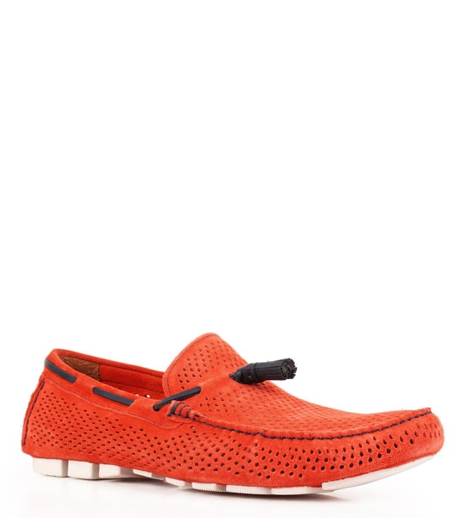 Buy Dune London Red Barbes Di Loafers 
