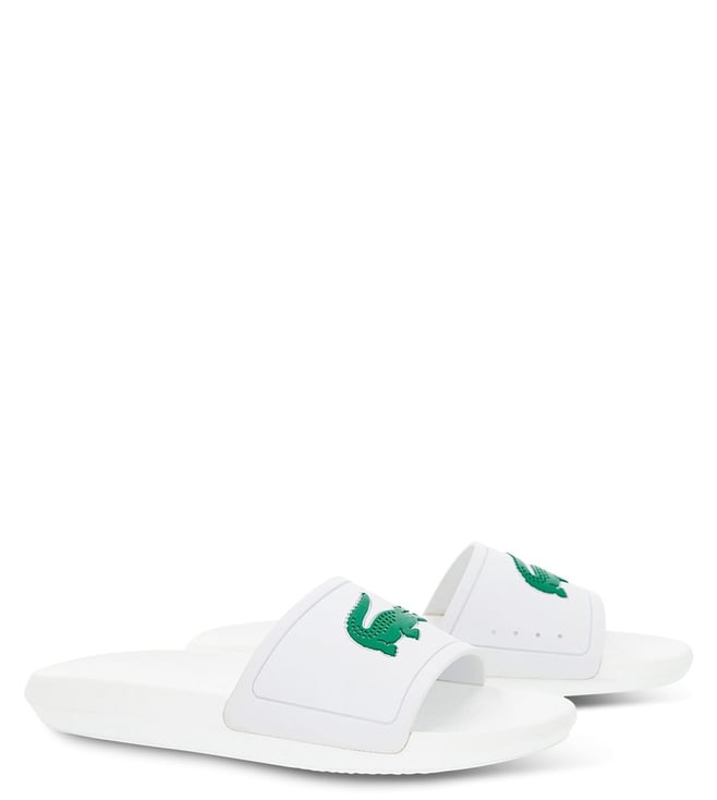 lacoste rubber slides