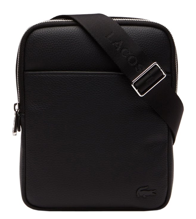 lacoste black purse