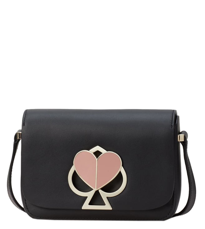 kate spade black messenger bag