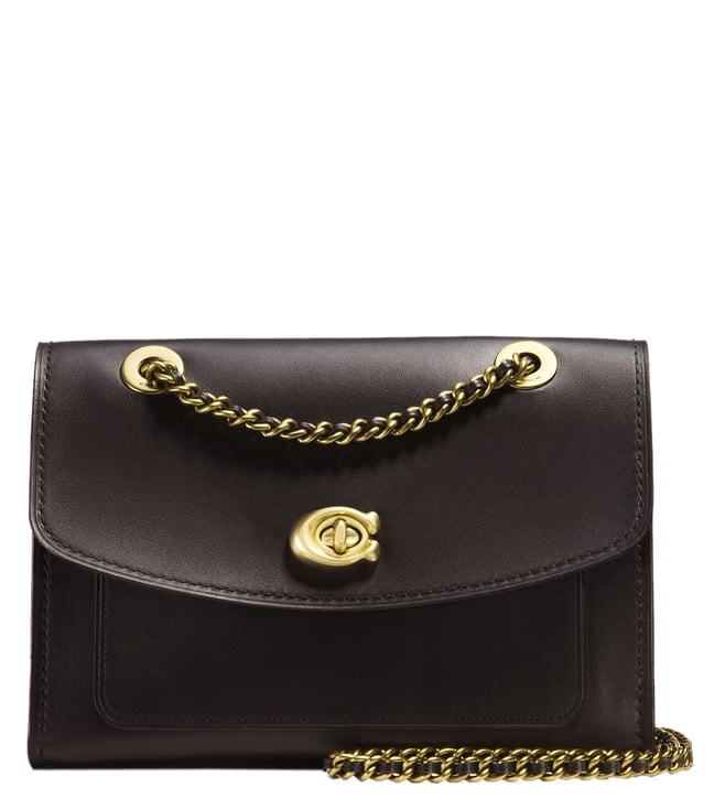 Buy Coach Brass Moss Medium Chain Handle Shoulder Bag for Women Online @  Tata CLiQ Luxury