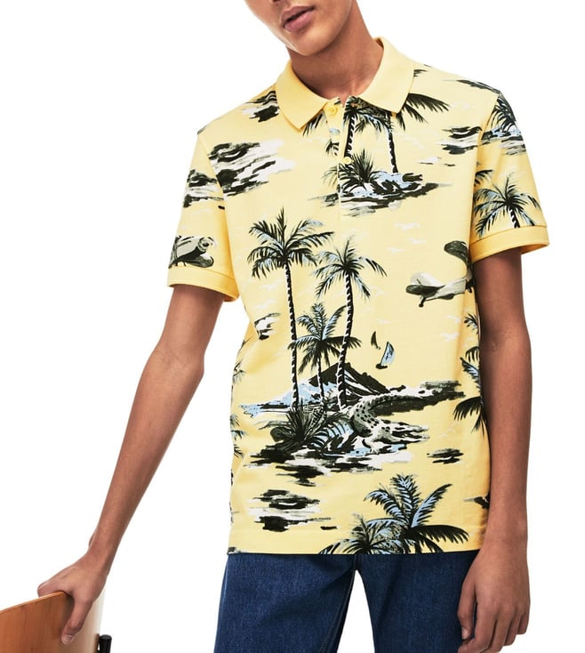 lacoste hawaiian shirt