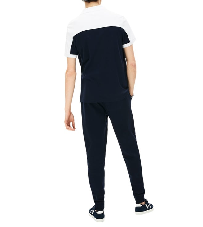 Buy Lacoste Piped Colour Block Cotton Slim Fit Polo TShirt for Men