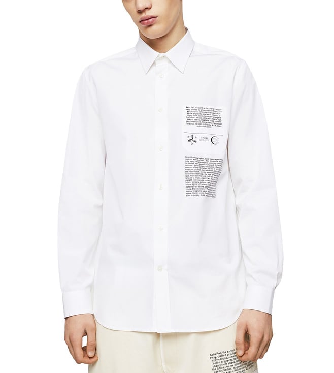 diesel white shirt