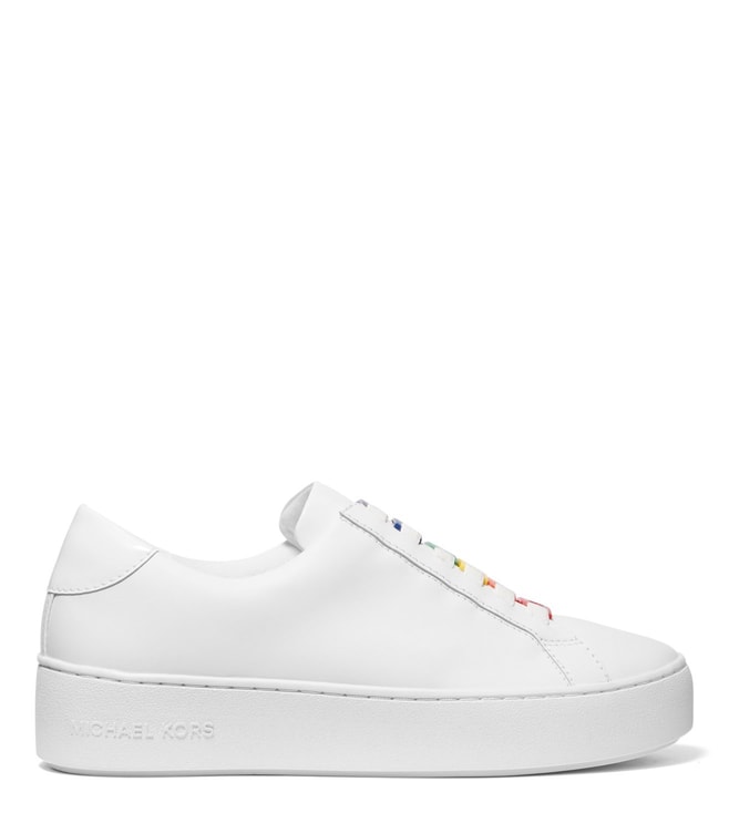 white mk shoes