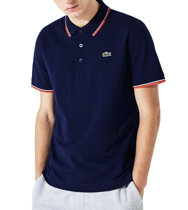 Begivenhed jazz Eksisterer Buy Lacoste Sport Ultra-Light Knits with Piping T-Shirt for Men Online @  Tata CLiQ Luxury