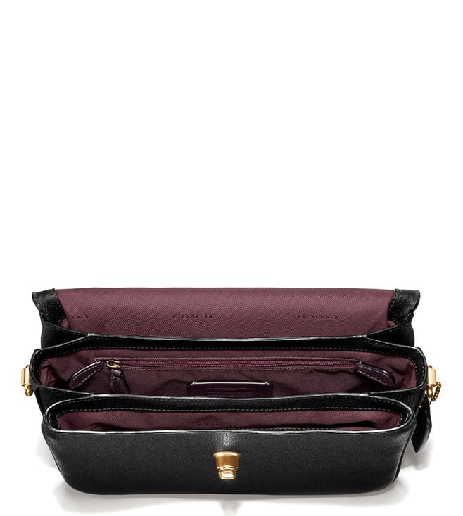 Buy Coach Brass Black Cassie Medium Top Handle Cross Body Bag for Women Online @ Tata CLiQ Luxury