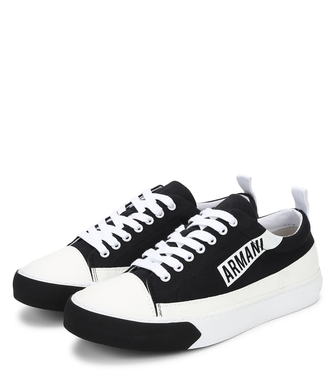 Buy Armani Exchange Black Logo Men Sneakers Online @ Tata CLiQ Luxury