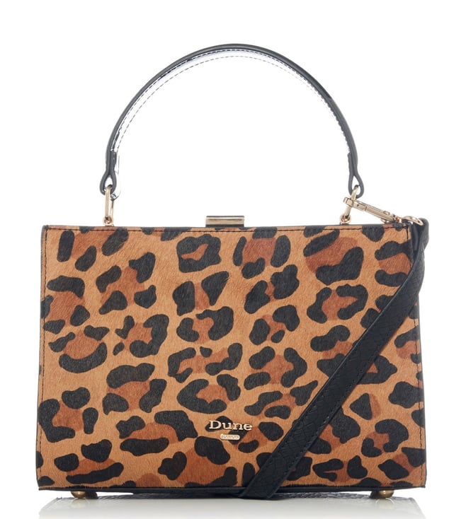 dune leopard print handbag