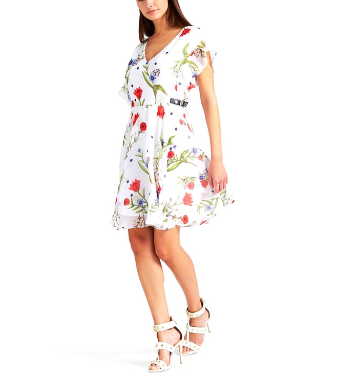 Buy GUESS Multi Colour Vera Regular Fit Floral Print Dress for Women Online Tata CLiQ Luxury