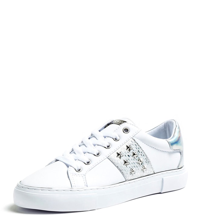 guess white shoes