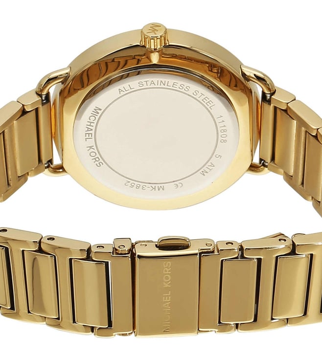 Buy Michael Kors Portia Gold Dial Watch 