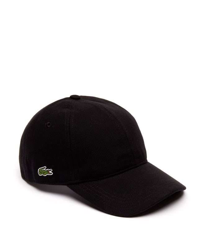 etage Afstå ansvar Buy Lacoste Black Cotton Baseball Cap for Men Online @ Tata CLiQ Luxury