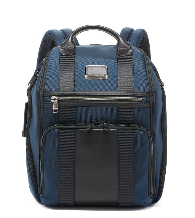 Buy Tumi Navy Alpha Bravo Large Robins Top Handle Backpack for Men ...